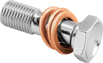 compare product Twin Power Stainless Brake Fitting 3/8-24 Double Banjo Bolt