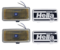 Hella 550 Series 55W 12V H3 Fog Lamp Kit - Amber - My Store
