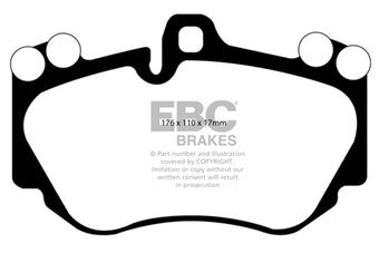 compare product EBC 05-10 Lamborghini Murcielago 6.5 (4 Pad set)(Cast Iron Rotors) Yellowstuff Front Brake Pads