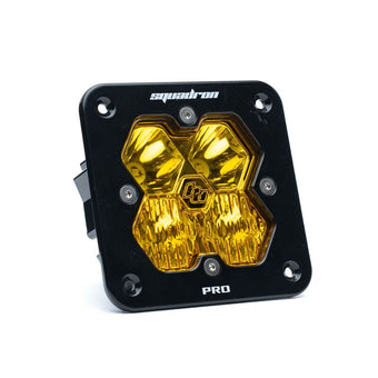 compare product Baja Designs Squadron 2.0 Pro LED Driving Flush Mount (Single Light) - Baja Amber