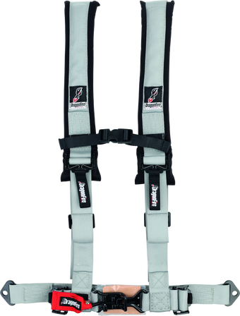 compare product DragonFire Racing Harness- H-Style- 4-Point- 2in Buckle- Grey