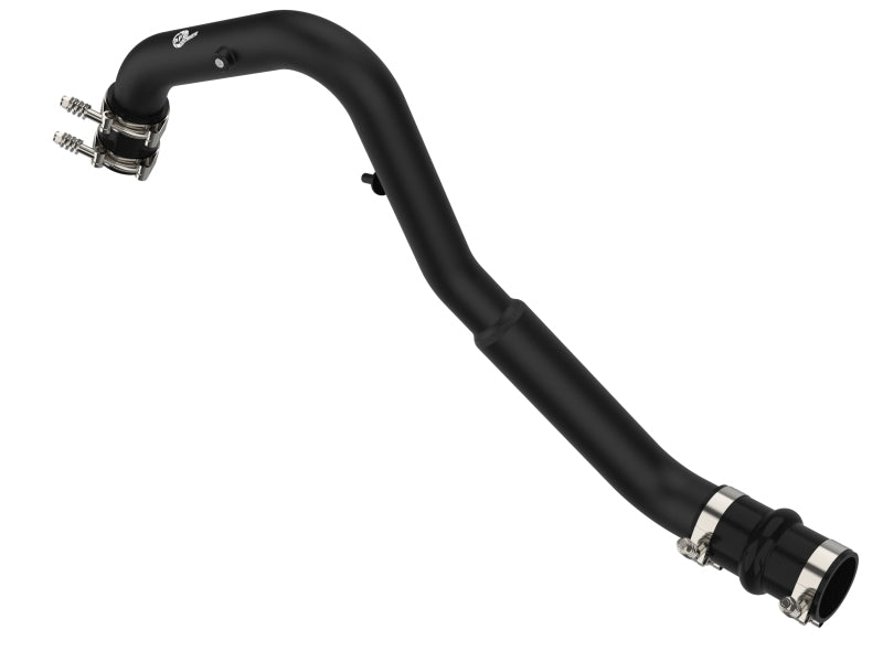 aFe Bladerunner Intercooler Hot Charge Pipe Black 2 - 2.5in 2021+ Ford F - 150 V6 - 2.7L (tt) - My Store
