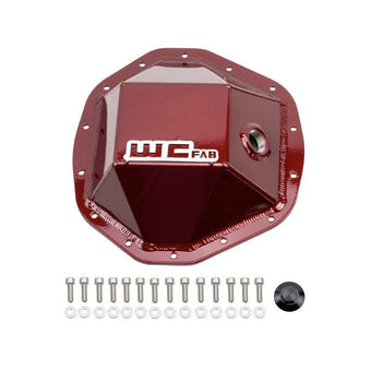 compare product Wehrli 20-24 GM Duramax - 19-23 Ram HD Rear Differential Cover - Red