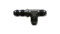 Vibrant - 6AN Bulkhead Adapter Tee on Run Fittings - Anodized Black Only - My Store