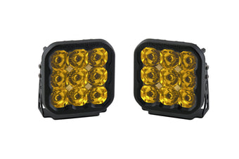 compare product Diode Dynamics SS5 LED Pod Sport - Yellow Spot (Pair)