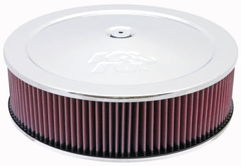 compare product K&N Round Air Filter Assembly 14in. ID / 4..12in. Height / 5.125in. Neck Flange / 7/8in. Drop Ba
