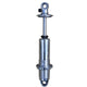 Ridetech Polished HQ Coilover Shock Single Adjustable 6.3in Stroke / 2in Stud Mount - Single - My Store
