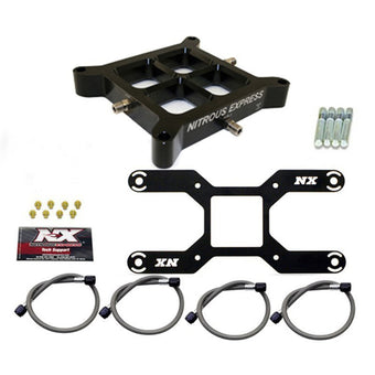 compare product Nitrous Express Dual Stage Billet Crossbar (4150 Flange) Nitrous Plate Conversion (50-800HP)