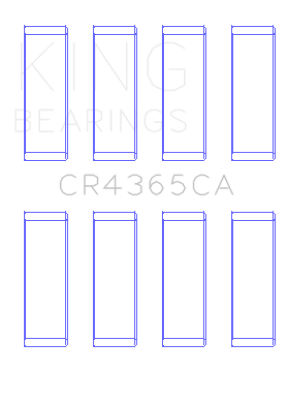 King Engine Bearings Ford ZETec S/Ecoboost1.6 (Size +0.25mm) Connecting Rod Bearing Set - My Store