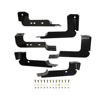 compare product Westin 2004-2013 Chevy Silverado 1500 Crew Cab Premier Oval Nerf Step Bar Mount Kit - Black