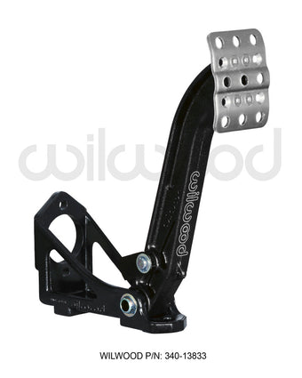 compare product Wilwood Adjustable Single Pedal - Floor Mount - 6:1