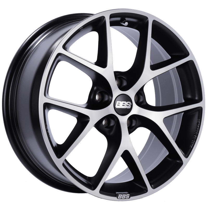BBS SR 17x7.5 5x114.3 ET42 Satin Black Diamond Cut Face Wheel - 82mm PFS/Clip Required - My Store