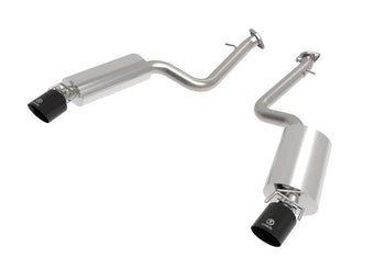 compare product aFe Takeda 14-22 Lexus IS350 V6 2.5in. 304 Stainless Steel Axle-Back Exhaust System w/ Black Tip