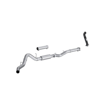 compare product MBRP 2005 Chevy Silverado / GMC Sierra 2500/3500HD 4in OD CatBack Single Side Exit w/ Downpipe - AL