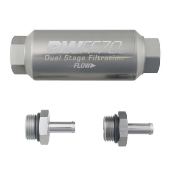 compare product DeatschWerks 5/16in 10 Micron 70mm Compact In-Line Fuel Filter Kit