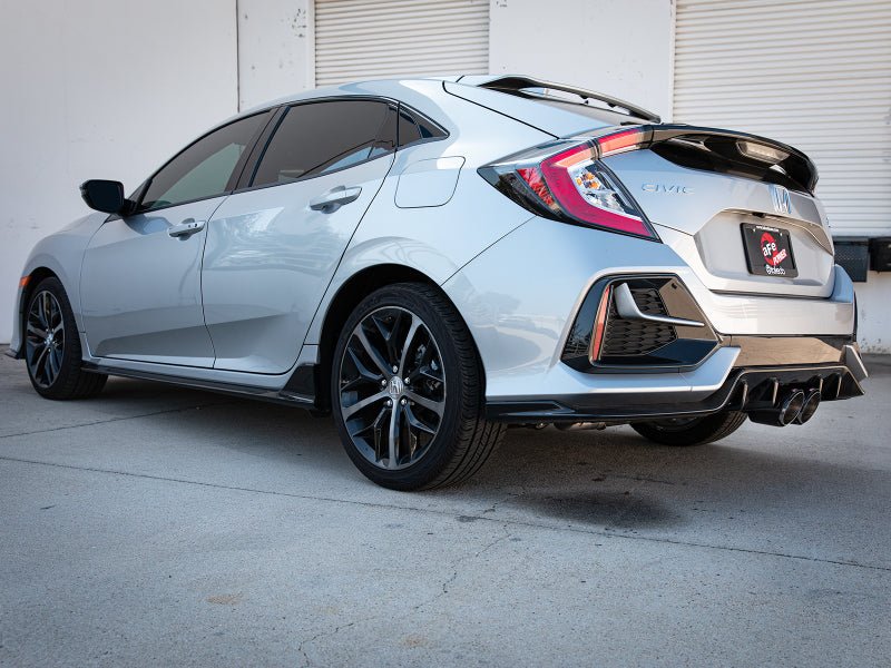 aFe Takeda 3in 304 SS Cat - Back Exhaust System w/CF Tips 17 - 20 Honda Civic Sport L4 - 1.5L (t) - My Store