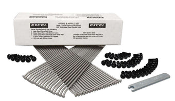 compare product Excel Rear Spoke/Black Nipple Set (w/ Wrench) - 8 Gauge / 36 Qty - Black