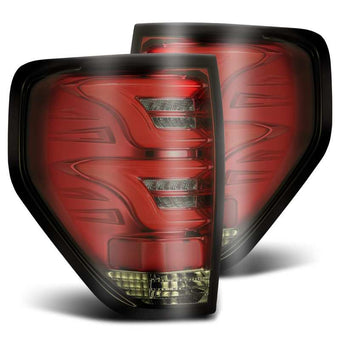 compare product AlphaRex 09-14 Ford F-150 (Excl Flareside Truck Bed Models) PRO-Series LED Tail Lights Red Smoke