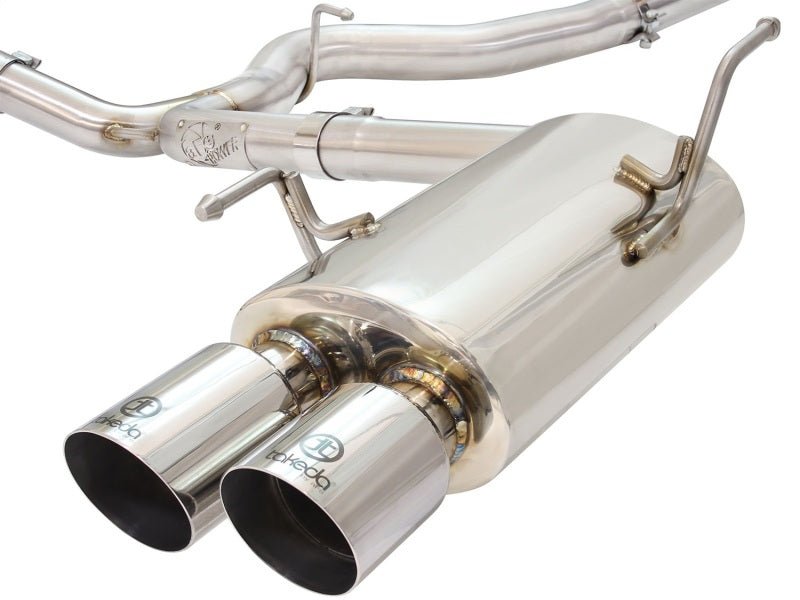 aFe Takeda 3in SS Exhaust Cat - Back 15 - 16 Subaru WRX/STI 2.0L/2.5L Polished Tips - My Store