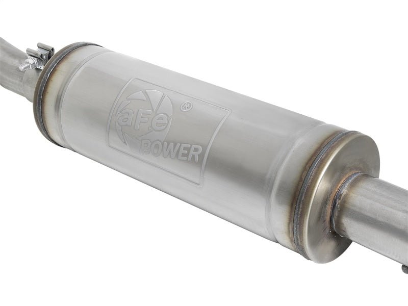 aFe Rock Basher 3in 409 SS Cat - Back Turn - Down Exhaust 12 - 18 Jeep Wrangler (JK) V6 3.6L/ 07 - 11 3.8L - My Store