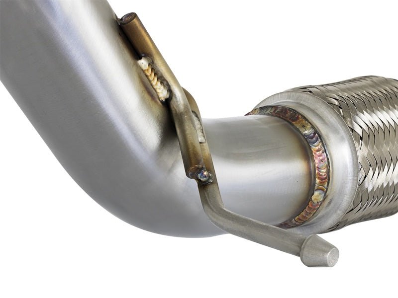 aFe Power Elite Twisted Steel 16 - 17 Honda Civic I4 - 1.5L (t) 2.5in Rear Down - Pipe Mid - Pipe - My Store