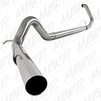compare product MBRP 1999-2003 Ford F-250/350 7.3L 4in Turbo Back Single No Muffler T409 SLM Series Exhaust System