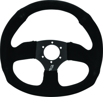 compare product DragonFire Racing Steering Wheels - D-shaped- Suede- Iron Series- 0in offset