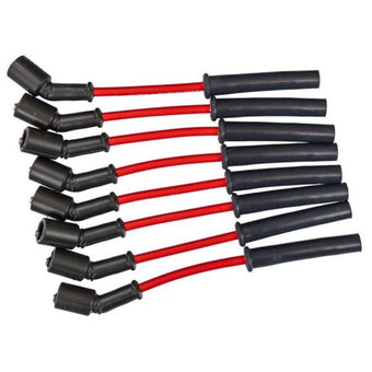 compare product Moroso 97-13 Chevy Corvette 5.7L/6.0L/6.2L Ultra 350 8mm Multi-Angle Boot Spark Plug Wire Set - Red
