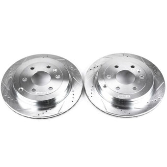 compare product Power Stop 08-17 Buick Enclave Rear Evolution Drilled & Slotted Rotors - Pair