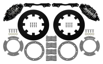 compare product Wilwood 17-21 Can-Am X3RS Black 6-Piston Front Kit 11.25in - Undrilled Rotors
