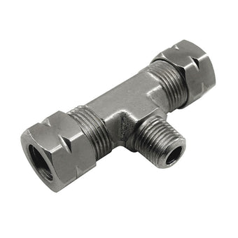 compare product Nitrous Express 3/8 Compression x 1/8 Male NPT Branch T