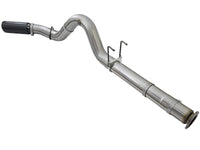 aFe Large Bore - HD 5in DPF Back 409 SS Exhaust System w/Black Tip 2017 Ford Diesel Trucks V8 6.7L(td) - My Store