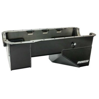 compare product Moroso 66-77 Ford Bronco (351W) 9in Deep Billet End Seals Rear Sump Steel Oil Pan