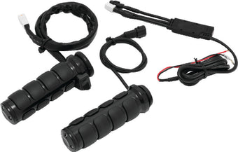 compare product Kuryakyn Heated ISO Grips Throttle-By-Wire Gloss Black