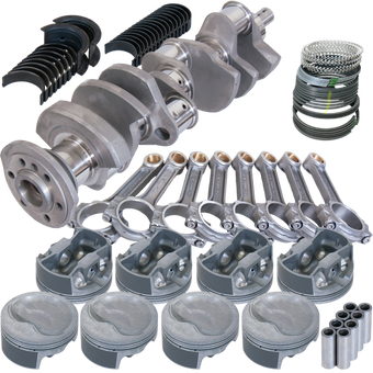 compare product Eagle Chevy 400 3.750in Crank 6.000in I-Beam Rods -16cc 4.155in Pistons Rotating Assembly