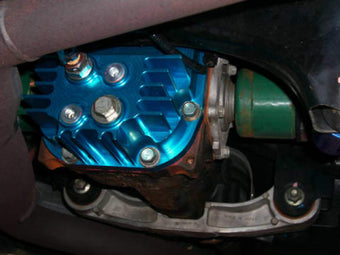 compare product Cusco Rear Differential Cover Blue Increased Capacity Subaru Impreza WRX STi (R180 End)