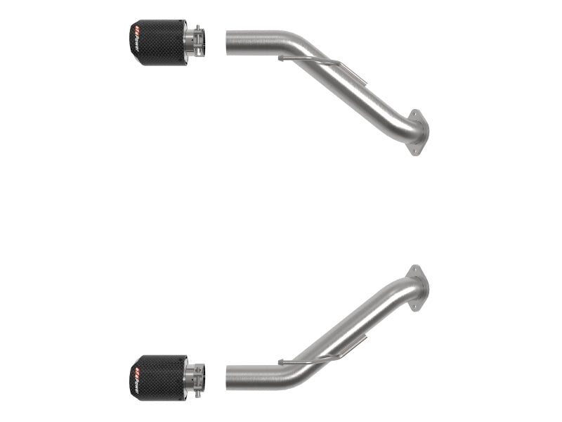 aFe 2023 Nissan Z V6 - 3.0L (tt)Takeda Stainless Steel Axle - Back Exhaust System w/ Carbon Fiber Tip - My Store
