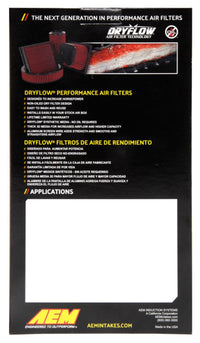 AEM 17 - 20 Subaru BRZ 2.0L DryFlow Air Filter - My Store