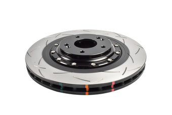 compare product DBA 22-23 Hyundai Elantra N/Kona N Front 5000 Series Slotted Rotor w/Black Hat