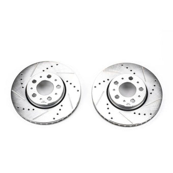 compare product Power Stop 01-07 Volvo S60 Front Evolution Drilled & Slotted Rotors - Pair