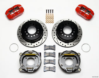 compare product Wilwood Dynapro Low-Profile 11.00in P-Brake Kit Drill-Red BOP Axle 2.75in Bearing 2.75 Offset