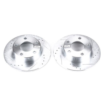 compare product Power Stop 98-01 Audi A6 Quattro Rear Evolution Drilled & Slotted Rotors - Pair