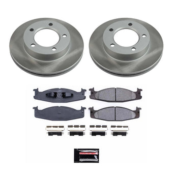 compare product Power Stop 94-96 Ford F-150 Front Semi-Coated Rotor Kit