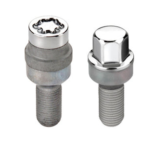 compare product McGard 5 Lug Hex Install Kit w/Locks (Radius Seat Bolt) M14X1.5 / 17mm Hex / 28.1mm Shank L - Chrome