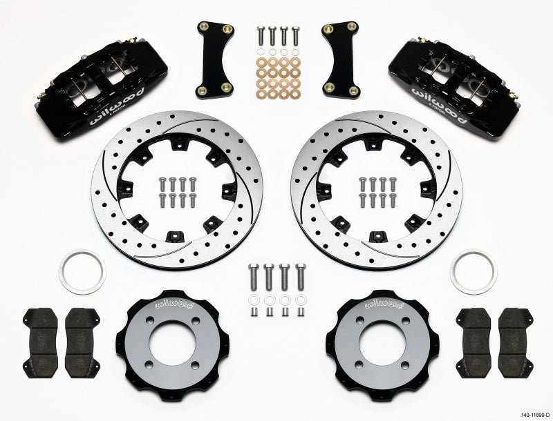 Wilwood Dynapro 6 Front Hat Kit 12.19in Drilled 2011 Fiesta - My Store