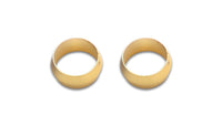 Vibrant 5/8in Brass Olive Hardline Tubing Inserts (2 Pack) - My Store
