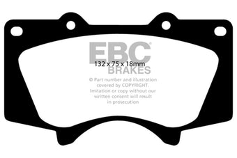 compare product EBC 10+ Lexus GX460 4.6 Extra Duty Front Brake Pads