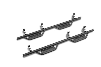 compare product N-Fab 2022 Toyota Tundra CrewMax 5.6ft SB SRW RS Nerf Step - Wheel 2 Wheel - 2in - Tex. Black