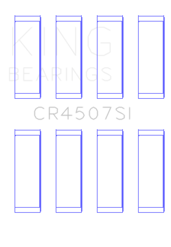 King Engine Bearings Mazda Mzr 2.3L 16V/Ford Duratec 2.3L 16V (Size +1.0mm) Conrod Bearing Set - My Store