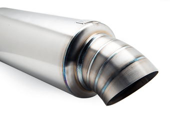 compare product BLOX Racing 3.5in Street Muffler With Turndown Tip